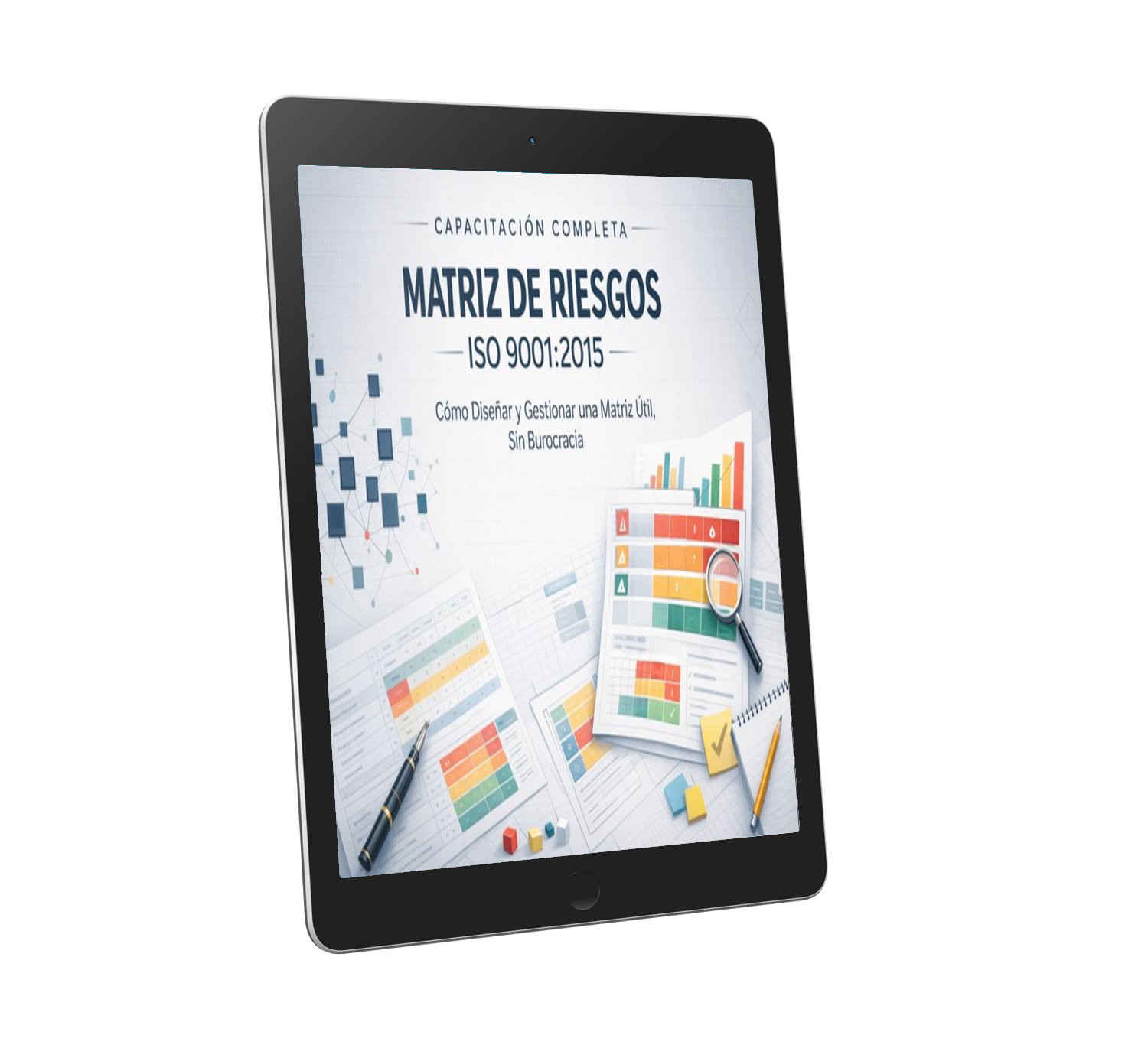 Mockup Kit Matriz de Riesgos - MétrikPro